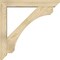 Ekena Millwork Legacy Slat Rough Sawn Bracket w/ Offset Brace, Douglas Fir, 6"W x 36"D x 36"H BKT0604X36X36LEC06RDF - alternate 3